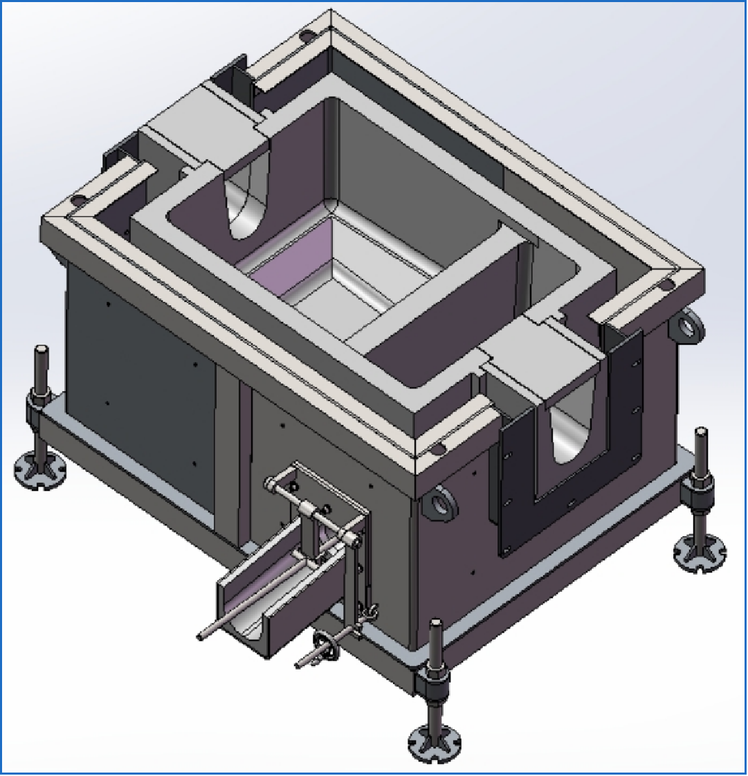 Single-stage single-element dual-chamber Electric Heating Plate-type Filter Equipment