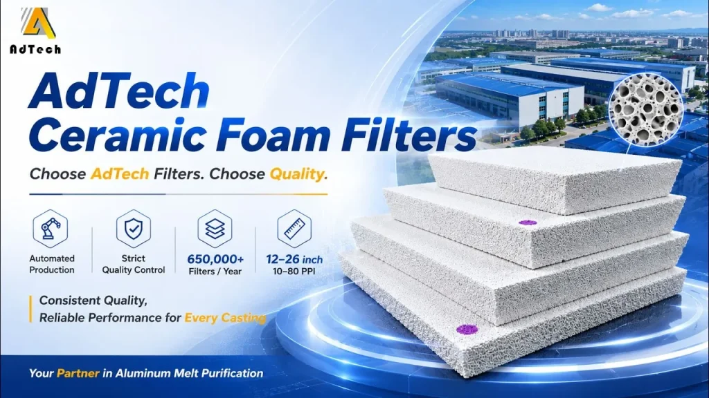 Filtro de espuma cerámica AdTech