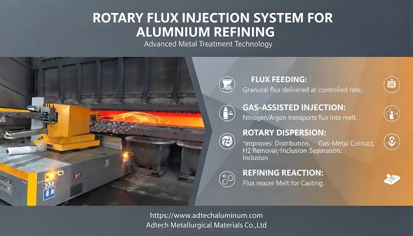 rotary flux injection system