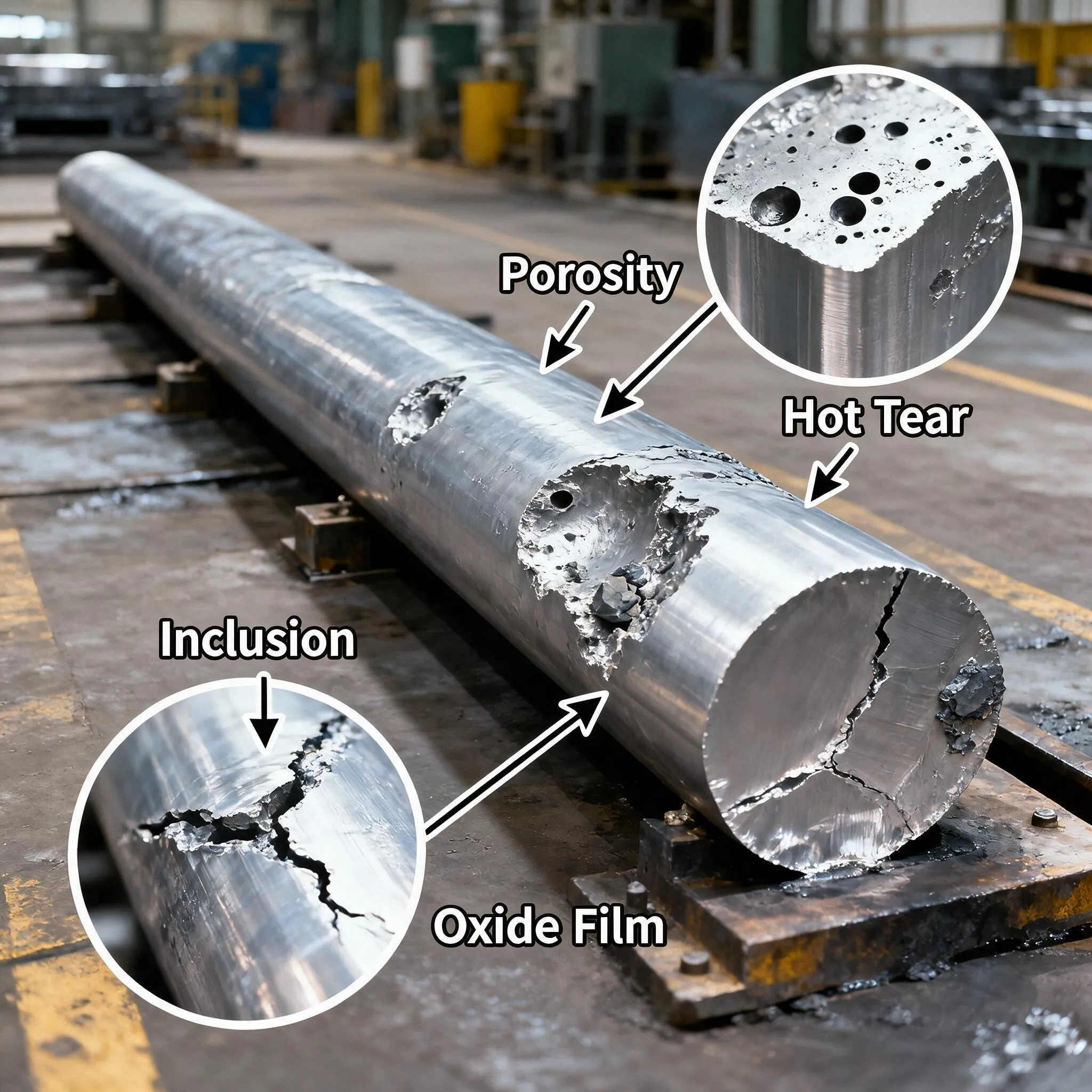 aluminum billets defects