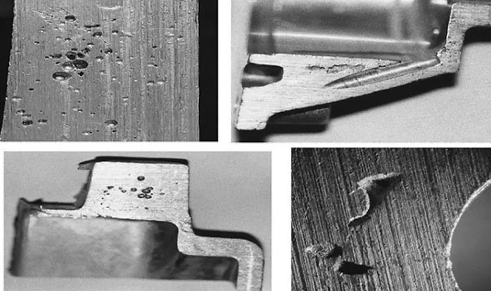 defectos en la fundición de aluminio